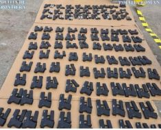 Arsenal găsit la vama Calafat: un camion cu peste 100 de pistoale se îndrepta spre Germania 