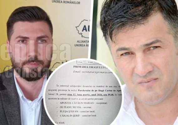 De ce au fost audiați la Parchet, ieri, viceprimarul orașului Cernavodă și doi consilieri!