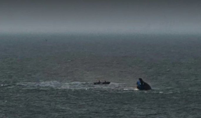 Midia Marine Terminal a efectuat o nouă intervenție la epava navei Astana, scufundată în Portul Midia