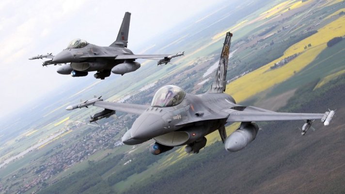 Ministerul Apărării a ridicat două avioane F-16 și a fost emis mesaj RO-Alert din cauza atacurilor la granița cu Ucraina