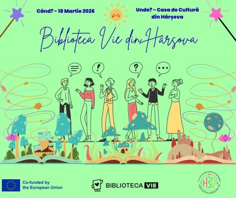 Primăria Hîrșova, invitație la o ediție specială a Bibliotecii Vii, în cadrul proiectului NextGen Hârșova