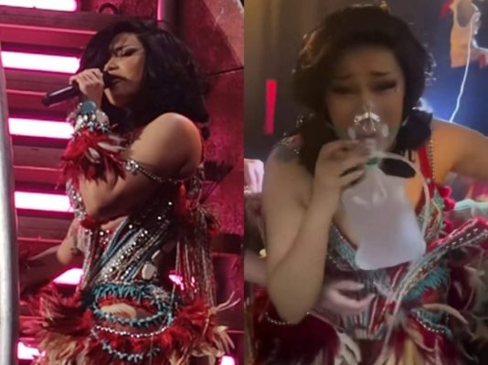 Cardi B, cu masca de oxigen pe scenă! Fanii s-au temut pentru viața ei! Imaginile cu momentul