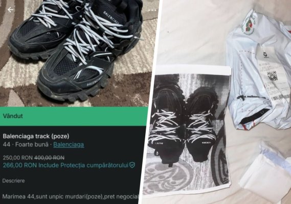 O nouă țeapă pe platforma Vinted. Clienții care cumpără adidași primesc acasă doar fotografii cu pantofii sport