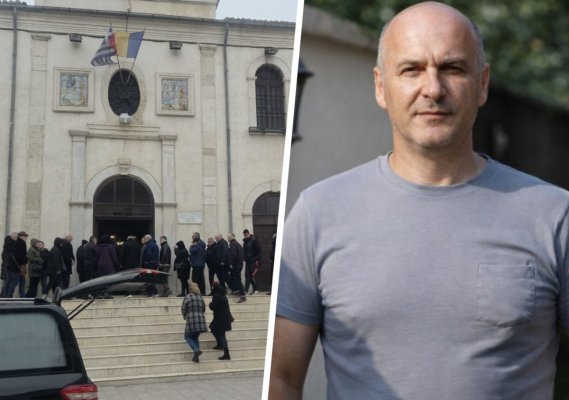 Sorin Tufan, fostul fotbalist care a murit în tragedia navală din portul Midia, a fost condus pe ultimul drum. Video