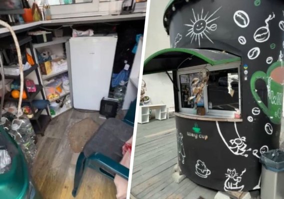 Inspectorii OPC au închis o rulotă de cafea din Năvodari. Avea meniul afișat doar în limba ucraineană. Video