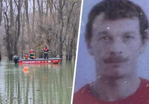 El este bărbatul care s-ar fi înecat în Dunăre, pe raza localității Topalu