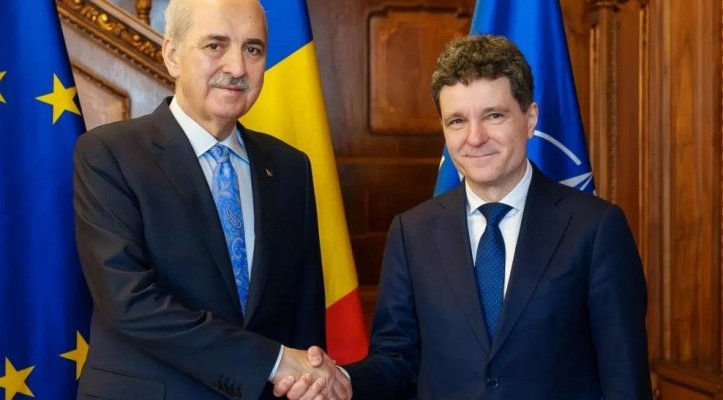 Nicușor Dan s-a întâlnit cu președintele Marii Adunări Naționale a Turciei