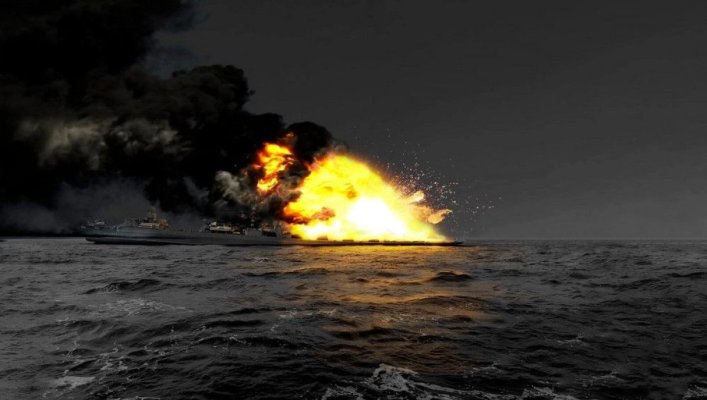 Ucraina a lovit Rusia în Marea Neagră: Două nave au fost distruse