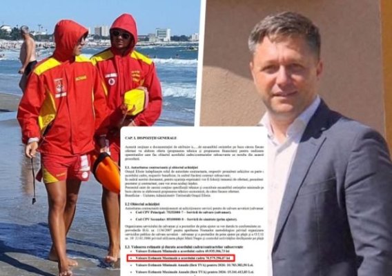 Aici sunt banii dumneavoastră! Primarul din Eforie, Robert Șerban, aruncă cu 70 de milioane de lei în salvamari!