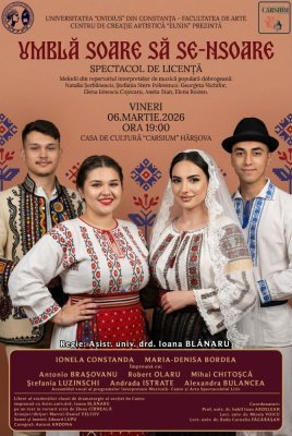 Primăria Hârșova invitație la spectacol de folclor