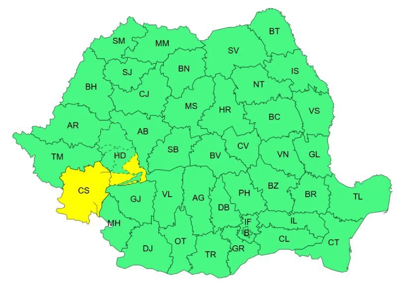 Meteorologii au emis Cod Galben: Vremea se schimba brusc! Revin ninsorile, ploile si frigul