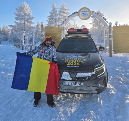 Un constănțean a cucerit Siberia cu mașina: A parcurs... mii de kilometri până la cel mai friguros loc de pe Pământ! Video