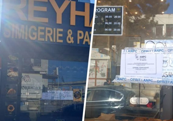 Patiseria Reyhan, de la Autogara Constanța, a fost închisă de OPC. Video