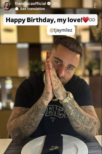 TJ Miles, prima aniversare de cand a devenit tata! Ce urare romantica i-a facut Francisca