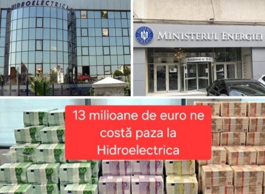 Valoarea serviciului de pază contractat de Hidroelectrica este de 13 milioane de euro