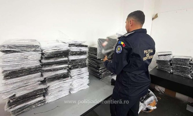 Produse contrafăcute în valoare de 1 milion de lei, descoperite de polițiștii de frontieră. Video