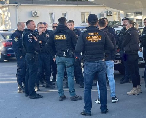 Un grup de migranți a fost descoperit de polițiștii de frontieră constănțeni trecând ilegal frontiera de stat din Bulgaria în România 