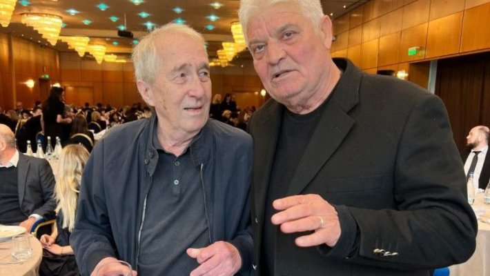 Valentin Ceaușescu s-a fotografiat cu Ioan Andone, la parastasul lui Mircea Lucescu 