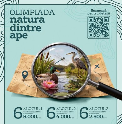 Veolia România continuă Olimpiada de Biodiversitate „Natura dintre Ape”, la nivel național