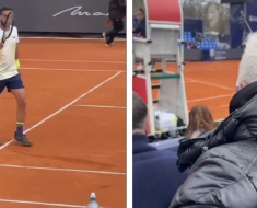 Spectacol marca Șumudică la Țiriac Open. Antrenorul a țipat din tribune: 'Prietene, joacă tenis, nu vorbi!'