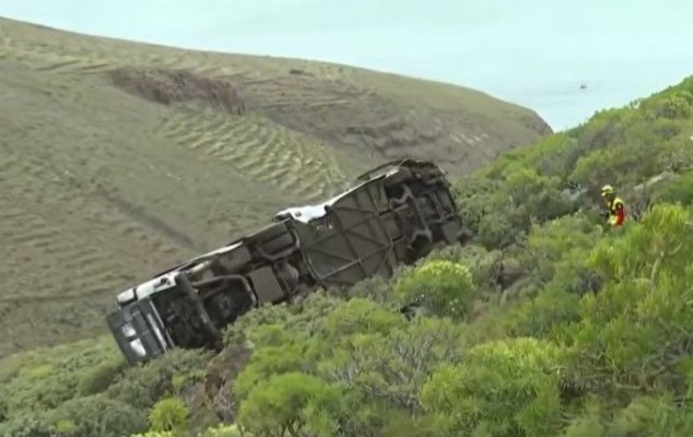Accident de autocar, pe insula La Gomera din arhipelagul Canare. Un mort și 14 răniți