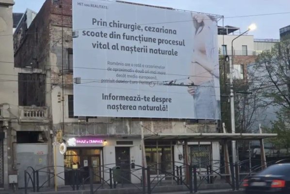 Panourile anticezariană care au împânzit străzile Capitalei au fost date jos