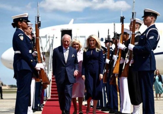 Regele Charles a sosit în Statele Unite pentru o vizită de stat