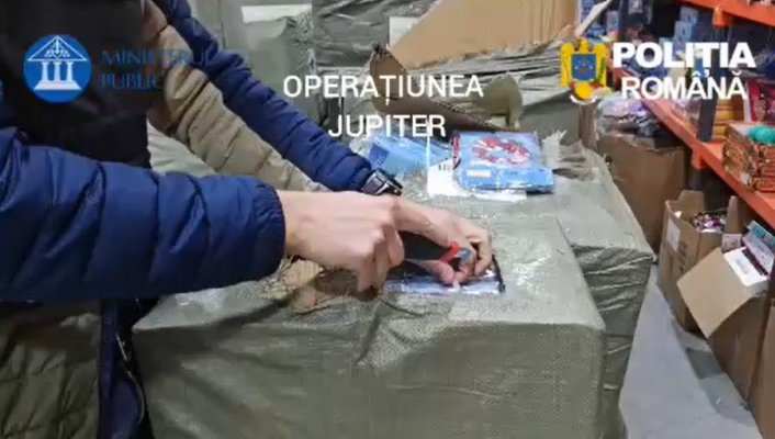 Operațiunea Jupiter: Jucării în valoare de peste 700.000 de euro, confiscate de polițiștii constănțeni. Video