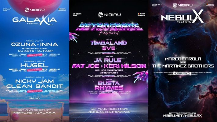 NIBIRU: 90 de artiști și festivaluri noi, în cel mai mare anunț de până acum, dezvăluit într-un live-maraton de 5 ore