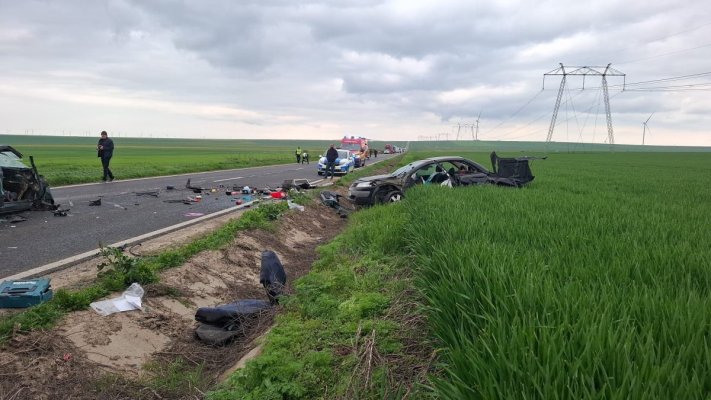 Accident rutier grav între Săcele și Gura Dobrogei cu 5 victime: o persoană a murit. Video