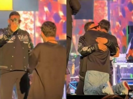 Fiul lui Costel Biju, gest rar! Tony One a îngenuncheat în fața tatălui: ”A venit regele meu”