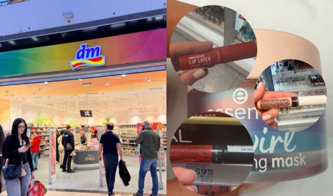 În magazinul dm din City Mall se vând produse fără dată de expirare sau traducere în română! Video 