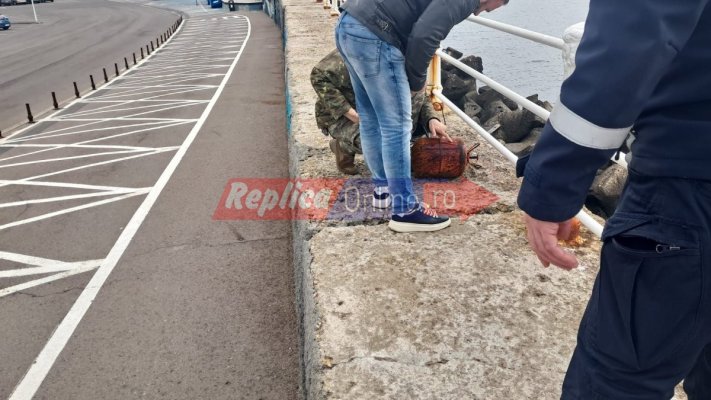 Alarmă falsă! O persoană a semnalat prezența unei mine marine, în zona Comandamentul Flotei! Video