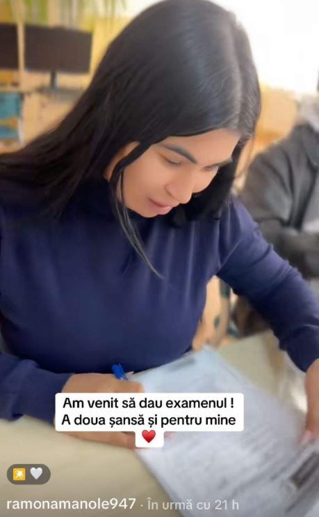 Ramona Manole a revenit in bancile scolii! Cantareata isi doreste sa obtina diploma de 10 clase