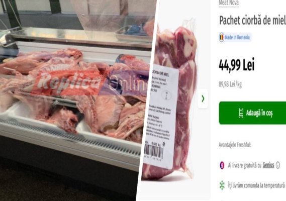 Ce preț mai are carnea de miel, odată cu venirea Paștelui? Vezi cu cât se vinde pe internet!