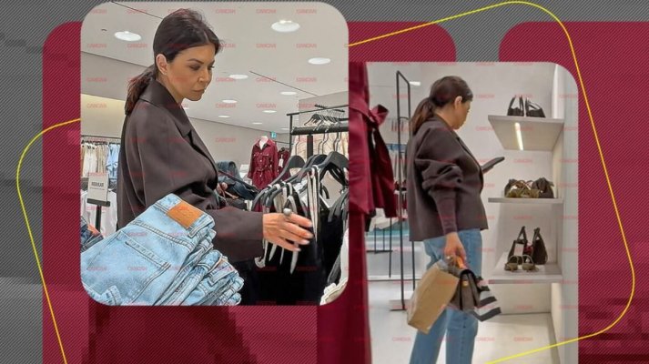 Simona Pătruleasa, super stylish la o sesiune de shopping în mall