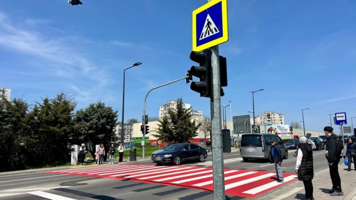 Trecere de pietoni mai sigură și trafic mai fluid pe Șoseaua Mangaliei