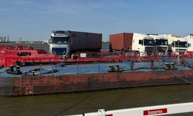 Trecerea cu bacul peste Dunăre, la punctul de frontiera Isaccea – Orlivka, va fi suspendată temporar