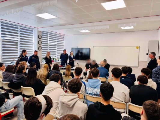„Dincolo de prima alegere - consecințe și realități”, o campanie inițiată de Serviciul Siguranță Școlară și Prevenirea Criminalității