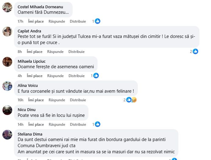 Nici mortii nu mai au liniste: candele, flori si amintiri au inceput sa fie furate din cimitirele din Dobrogea Nici mortii nu mai au liniste: candele, flori si amintiri au inceput sa fie furate din cimitirele din Dobrogea