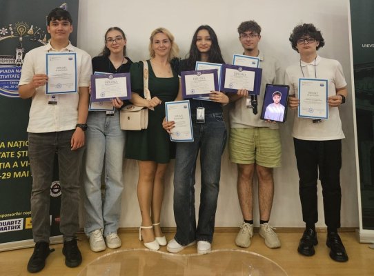 Elevi constănțeni, pe podiumul național, la Olimpiada de creativitate științifică și în lotul lărgit pentru etapa internațională