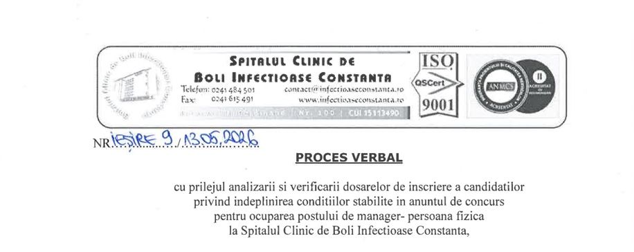 Batalie pentru conducerea Spitalului de Boli Infectioase. Vezi cine sunt cei trei candidati Batalie pentru conducerea Spitalului de Boli Infectioase. Vezi cine sunt cei trei candidati