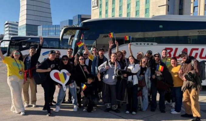 Eurovision 2026: Delegația României a plecat la Viena. Ce mesaj a transmis Alexandra Căpitănescu