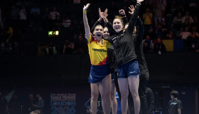 Bronz mondial pentru România, după 26 de ani, la tenis de masă. Tricolorele au fost învinse de China în semifinale
