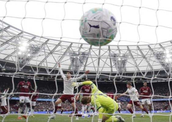 Fotbal: Arsenal a câștigat cu West Ham și a făcut încă un pas spre titlu în Premier League
