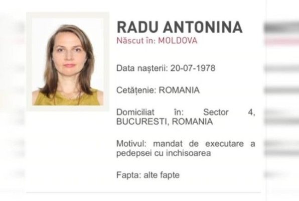 Fugara Antonina Radu, fosta angajată ISU condamnată în dosarul Colectiv, va executa o pedeapsă mai mică în R. Moldova