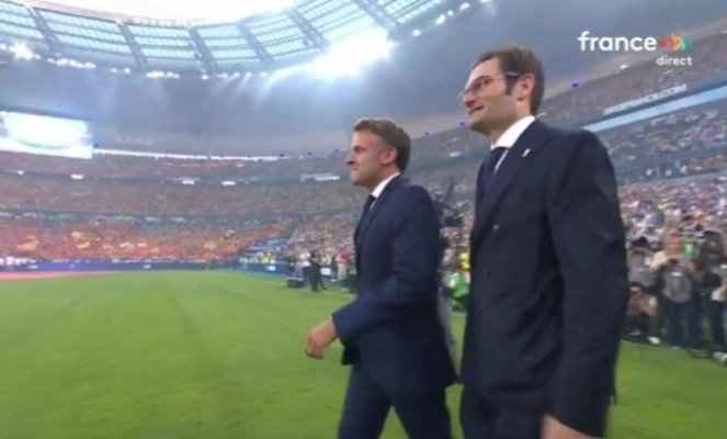 Tensiuni la finala Cupei Franței: Emmanuel Macron a fost huiduit pe Stade de France. Video