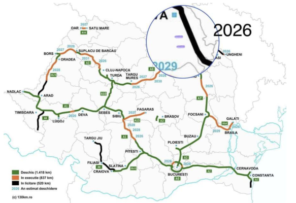 Cele opt contestaţii depuse la licitaţia pentru construirea tronsonului Suceava - Siret al Autostrăzii Moldovei au fost respinse