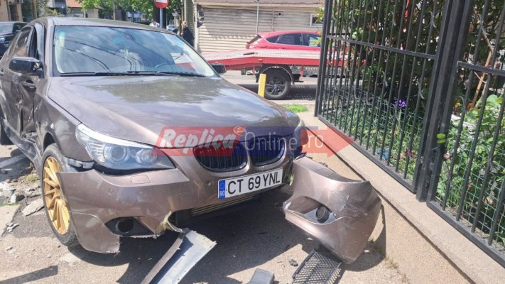 Accident rutier între două autoturisme, pe strada Nicolae Iorga! Video