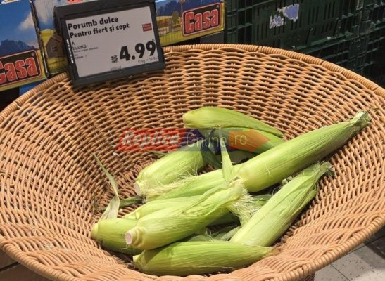 Magazinul Kaufland din Constanța vinde porumb de fiert cu țara de origine România... cules în luna mai?! Video 